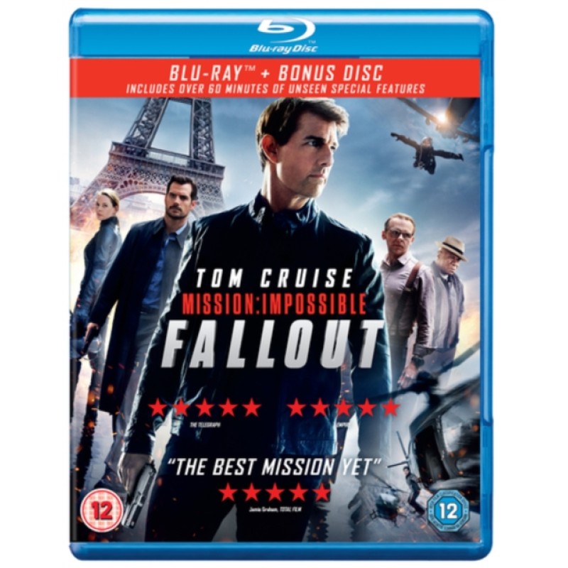 Mission Impossible 6 - Fallout [Blu-ray + Bonus Disc]
