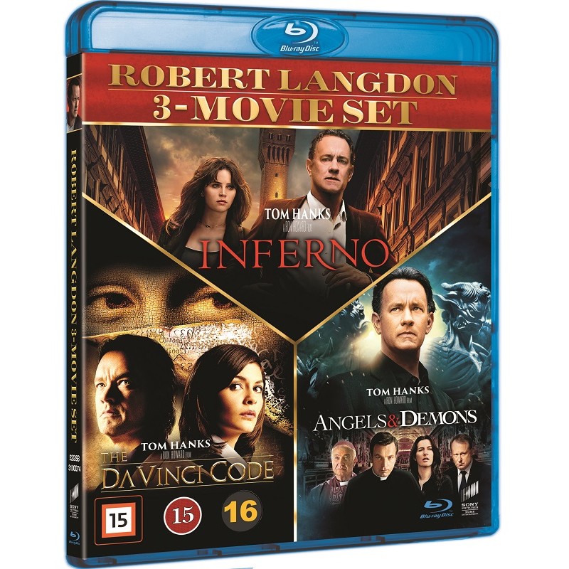 Dan Brown 1-3 Collection Blu Ray